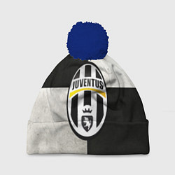 Шапка с помпоном Juventus FC, цвет: 3D-тёмно-синий