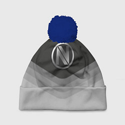 Шапка с помпоном EnVyUs Uniform, цвет: 3D-тёмно-синий