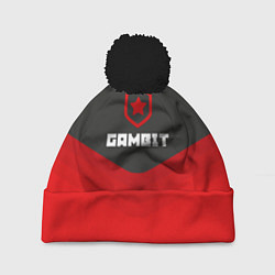 Шапка c помпоном Gambit Gaming Uniform