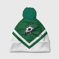 Шапка с помпоном NHL: Dallas Stars, цвет: 3D-зеленый