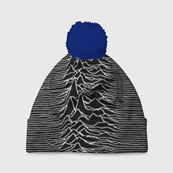 Шапка с помпоном Joy Division: Unknown Pleasures, цвет: 3D-тёмно-синий
