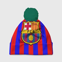 Шапка с помпоном Barca FCB Club, цвет: 3D-зеленый