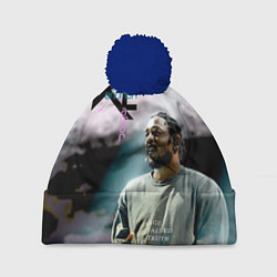 Шапка с помпоном KL: Kendrick Lamar, цвет: 3D-тёмно-синий