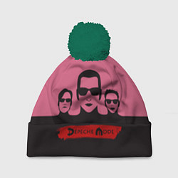 Шапка c помпоном Группа Depeche Mode