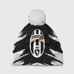 Шапка с помпоном FC Juventus, цвет: 3D-белый