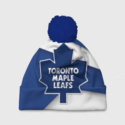Шапка c помпоном Toronto Maple Leafs