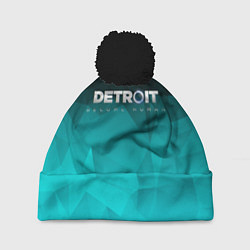 Шапка с помпоном Detroit: Become Human, цвет: 3D-черный