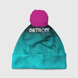 Шапка с помпоном Detroit: Become Human, цвет: 3D-малиновый