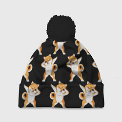 Шапка c помпоном Foxes Dab
