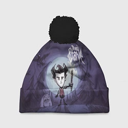 Шапка с помпоном Don't Starve, цвет: 3D-черный