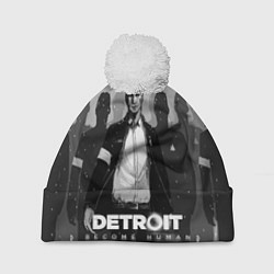 Шапка с помпоном Detroit: Become Human, цвет: 3D-белый