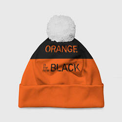 Шапка с помпоном Orange Is the New Black цвета 3D-белый — фото 1