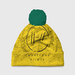 Шапка c помпоном 21 Pilots: Yellow Grunge