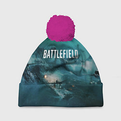 Шапка с помпоном Battlefield: Sea Force, цвет: 3D-малиновый