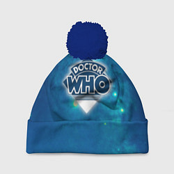 Шапка с помпоном Doctor Who, цвет: 3D-тёмно-синий