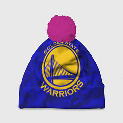 Шапка с помпоном GOLDEN STATE WARRIORS, цвет: 3D-малиновый