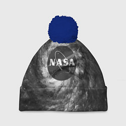 Шапка c помпоном NASA