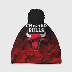 Шапка c помпоном CHICAGO BULLS