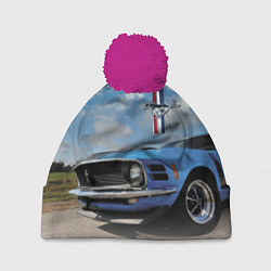 Шапка c помпоном Mustang