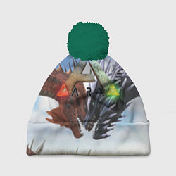 Шапка с помпоном Ark Survival Evolved, цвет: 3D-зеленый