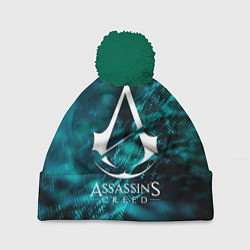Шапка с помпоном ASSASSINS CREED, цвет: 3D-зеленый