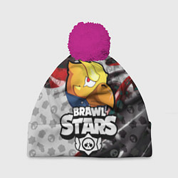 Шапка c помпоном BRAWL STARS:CROW