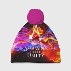 Шапка с помпоном Assassin’s Creed: Unity, цвет: 3D-малиновый