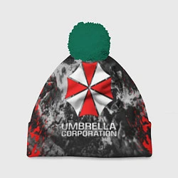 Шапка с помпоном UMBRELLA CORP, цвет: 3D-зеленый