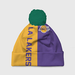 Шапка с помпоном LA LAKERS, цвет: 3D-зеленый