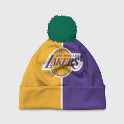 Шапка с помпоном LA LAKERS, цвет: 3D-зеленый