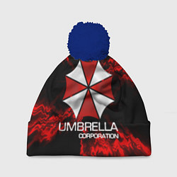 Шапка с помпоном UMBRELLA CORP, цвет: 3D-тёмно-синий