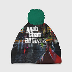 Шапка с помпоном Grand Theft Auto V, цвет: 3D-зеленый