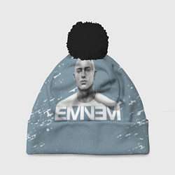 Шапка с помпоном EMINEM, цвет: 3D-черный