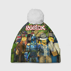 Шапка с помпоном ROBLOX, цвет: 3D-белый