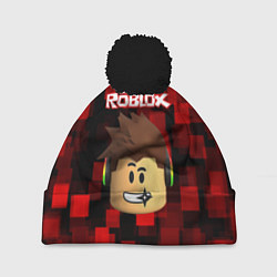 Шапка с помпоном ROBLOX, цвет: 3D-черный