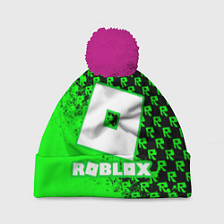 Шапка с помпоном Roblox, цвет: 3D-малиновый