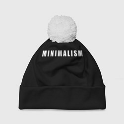 Шапка с помпоном Minimalism, цвет: 3D-белый