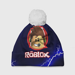 Шапка с помпоном ROBLOX, цвет: 3D-белый