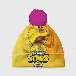 Шапка с помпоном Brawl Stars SALLY LEON, цвет: 3D-малиновый