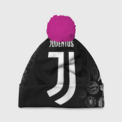 Шапка с помпоном JUVENTUS, цвет: 3D-малиновый