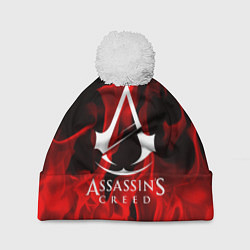 Шапка с помпоном ASSASSINS CREED, цвет: 3D-белый