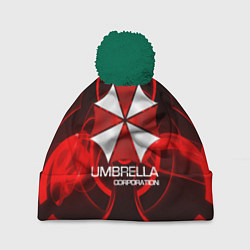 Шапка c помпоном Umbrella Corp