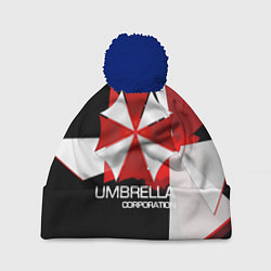 Шапка с помпоном UMBRELLA CORP, цвет: 3D-тёмно-синий