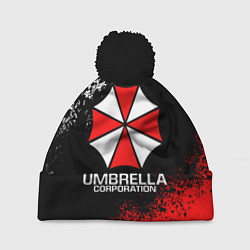 Шапка с помпоном RESIDENT EVIL UMBRELLA, цвет: 3D-черный