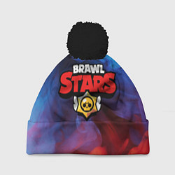 Шапка с помпоном BRAWL STARS, цвет: 3D-черный