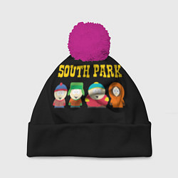 Шапка с помпоном South Park, цвет: 3D-малиновый
