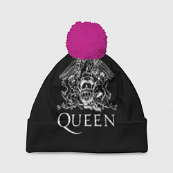 Шапка c помпоном QUEEN