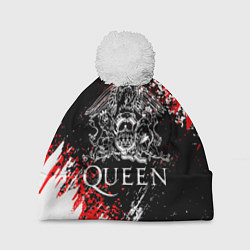 Шапка c помпоном QUEEN