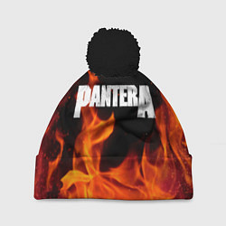 Шапка с помпоном Pantera, цвет: 3D-черный