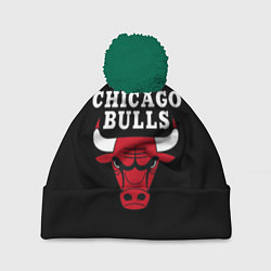 Шапка с помпоном CHICAGO BULLS, цвет: 3D-зеленый